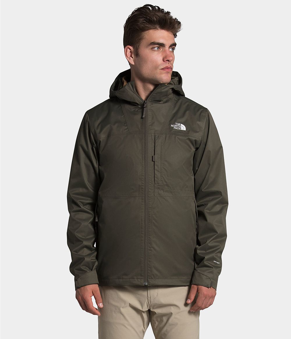 The North Face Arrowood Triclimate® Wasserdichte Jacken Herren - Olivgrün CH-698MPNP